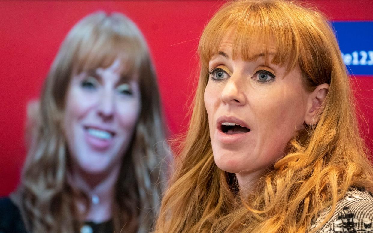 Angela Rayner was giving a speech about reforms to the lobbying system when Sir Keir Starmer stole her thunder and started a reshuffle. - Dominic Lipinski/PA Wire