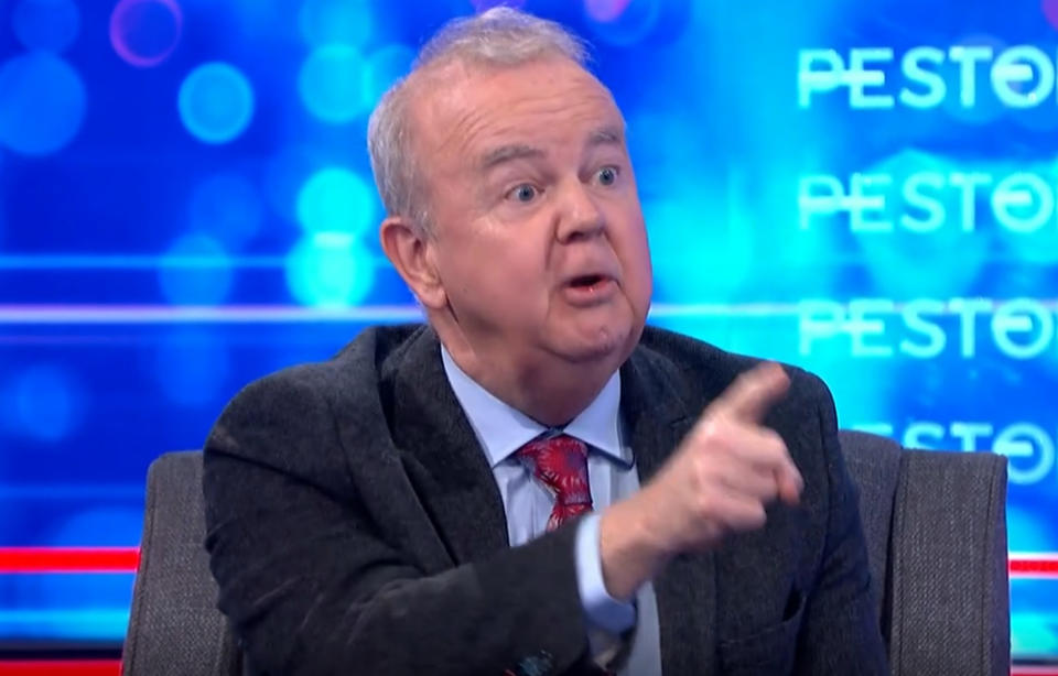 Ian Hislop said that Fujitsu should pay £1 million to every victim of the Horizon IT scandal. (ITV)