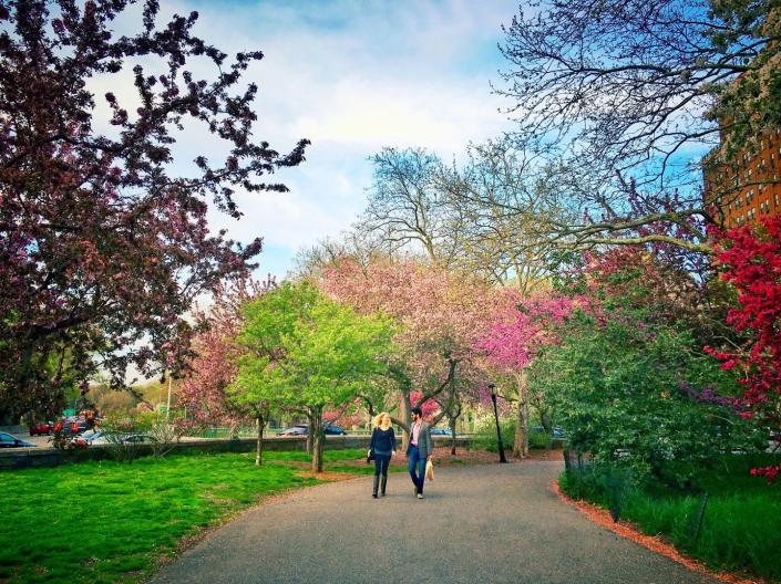 <p>"This park—which runs along the Hudson River from 79th to 129th streets—is never crowded, almost devoid of tourists, and perfect for a warm weather stroll. Don’t miss the pretty community garden (which made a cameo in <em>You’ve Got Mail</em>) around the 91st street mark."—<em>Leena Kim, Associate Editor</em></p>