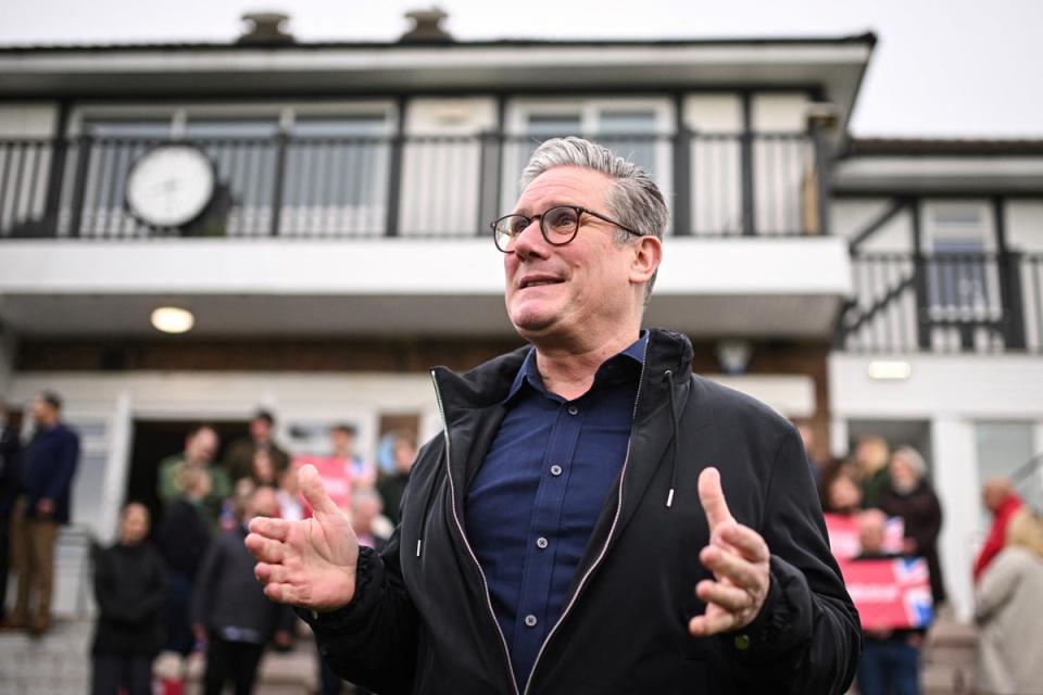 Keir Starmer led the second referendum campaign but now does not want to discuss Brexit in this election (AFP/Getty)