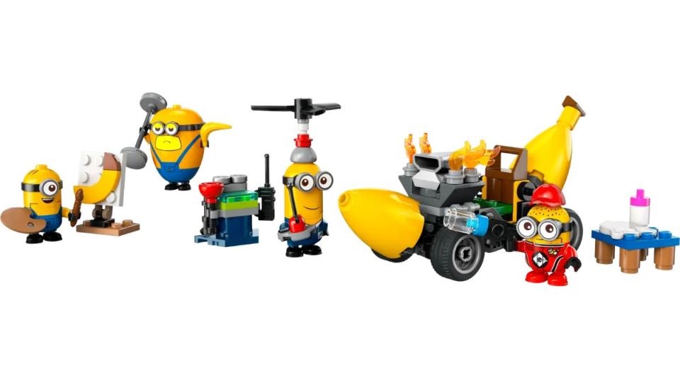 LEGO Despicable Me 4 Banana car set