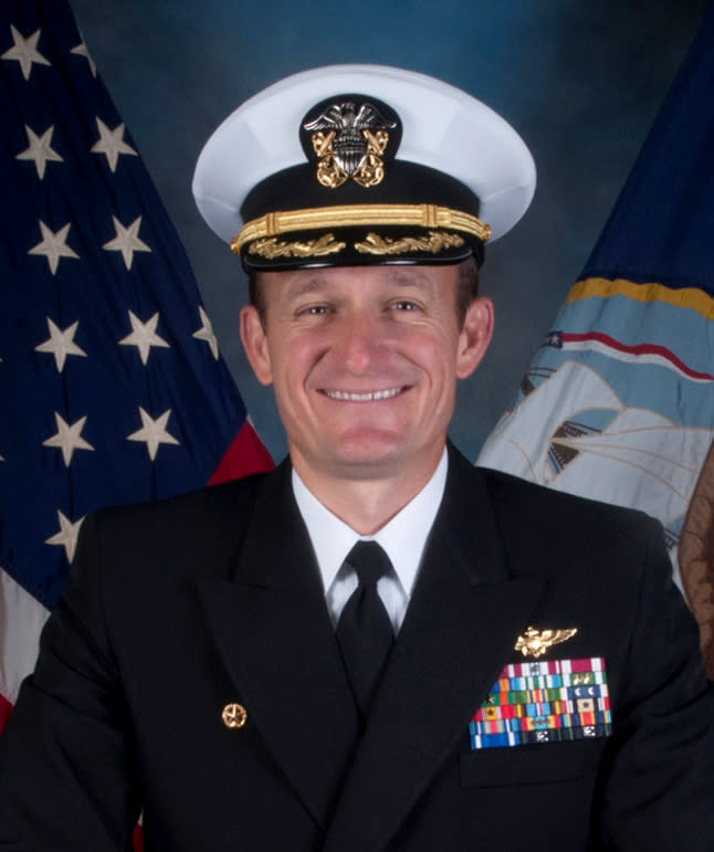 Image: Capt. Brett Crozier of the USS Theodore Roosevelt. (U.S. Navy)