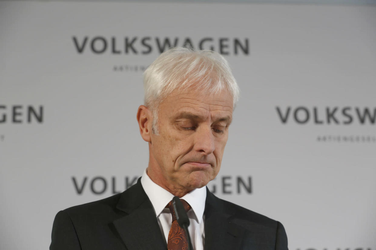 Volkswagen VW CEO Matthias Mueller