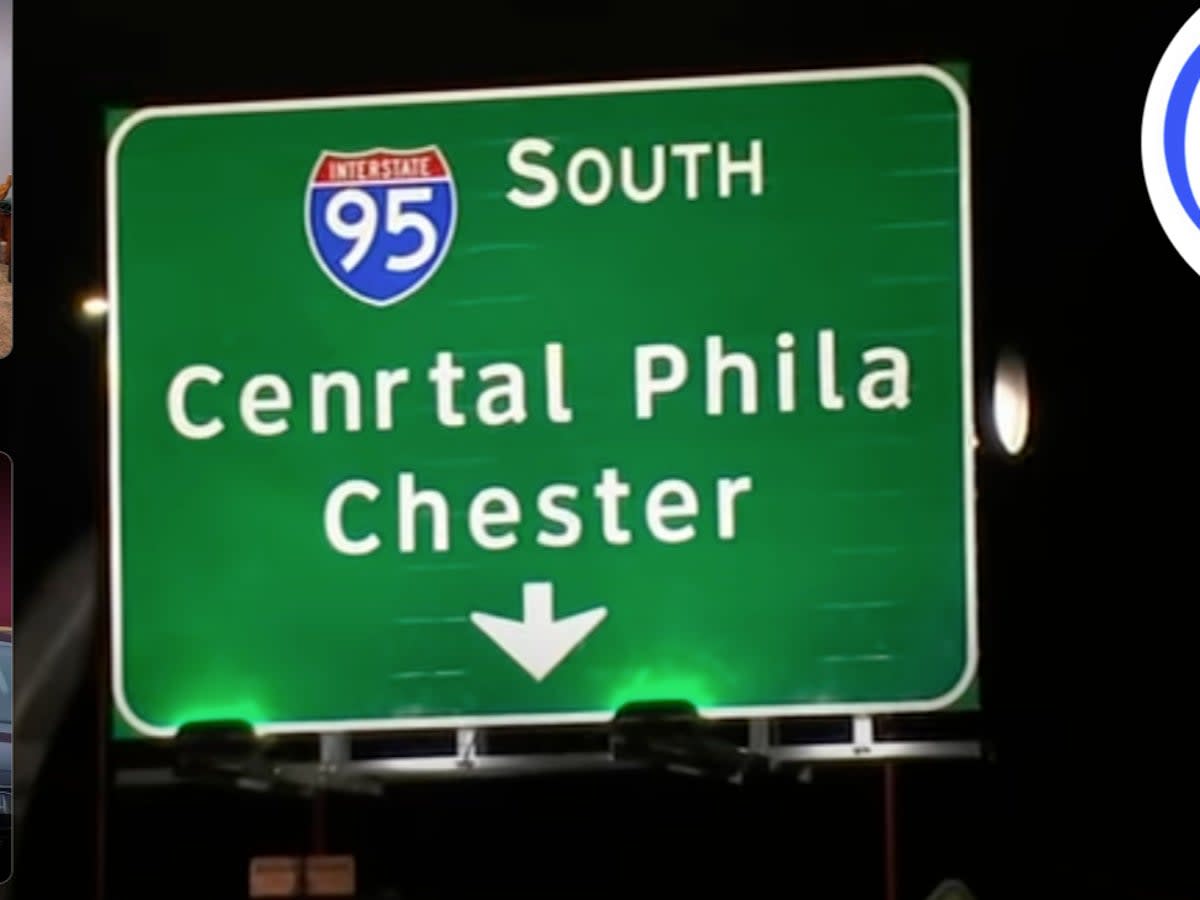 A freeway sign misspelling central as “cenrtal” went up in Philadelphia recently. Authorities say the mistake will be corrected soon and have covered the sign  (6abc)