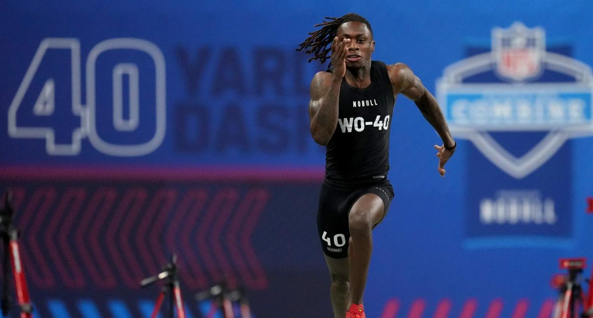 Potential Panthers draft pick breaks 40yard dash record at 2024