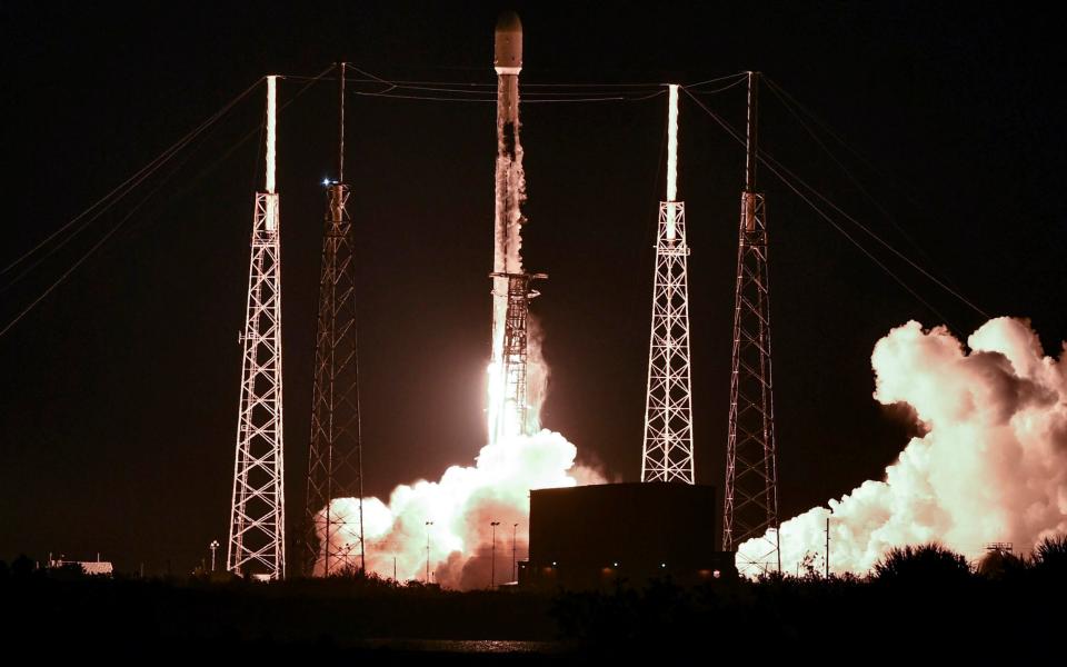 SpaceX confirmed a successful launch of 40 satellites from British company OneWeb from Cape Canaveral in Florida - Florida Today/Craig Bailey