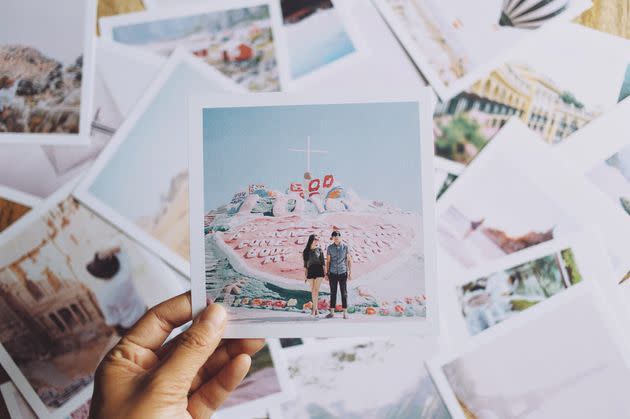 Looking at old photos helps you tap into romantic nostalgia, a powerful feeling to cultivate in long-term relationships.
