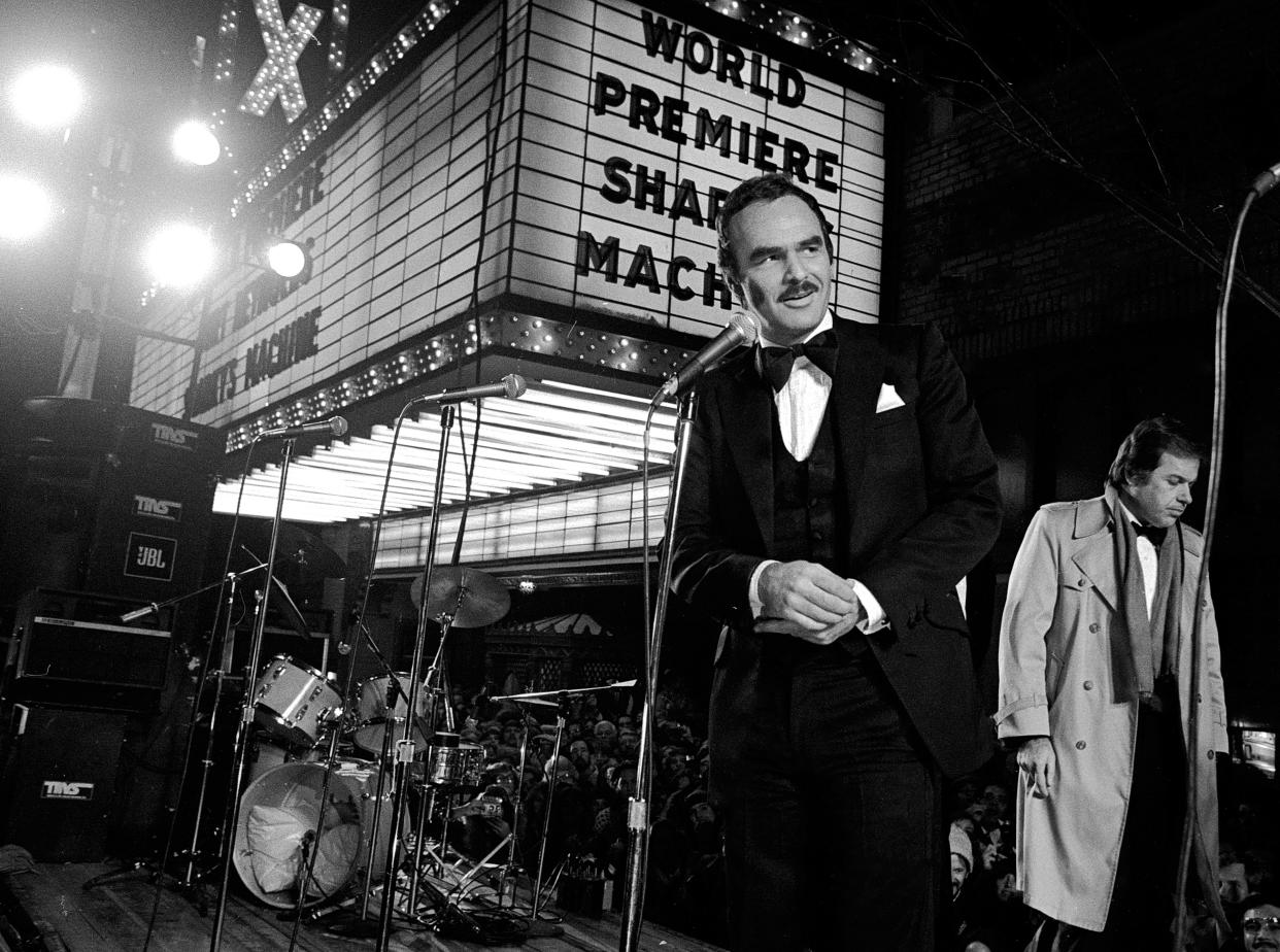 Actor/Director Burt Reynolds attends Sharky's Machine World Premiere starring Burt Reynolds at The Fabulous Fox Theater in Atlanta, Ga. December 01,1981.