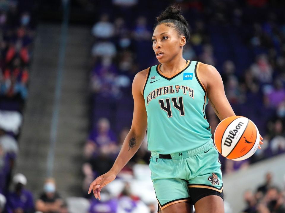 New York Liberty star Betnijah Laney.