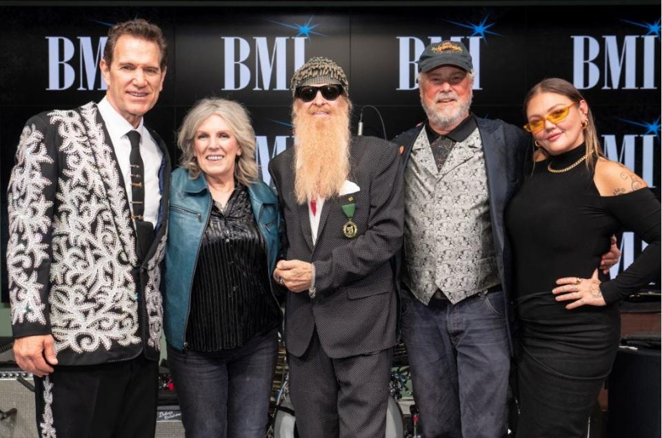 Chris Isaak, Lucinda Williams, Billy F Gibbons, Robert Earl Keen, Elle King at BMI Troubadour Award ceremony