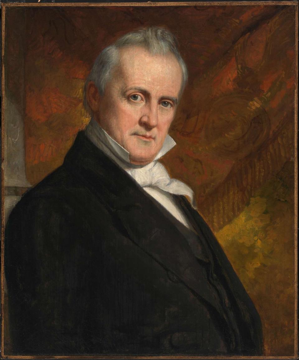 PHOTO: James Buchanan, on Sept. 28, 1859, by artist George Peter Alexander Healy. ((Photo by Heritage Art/Heritage Images via Getty Images)