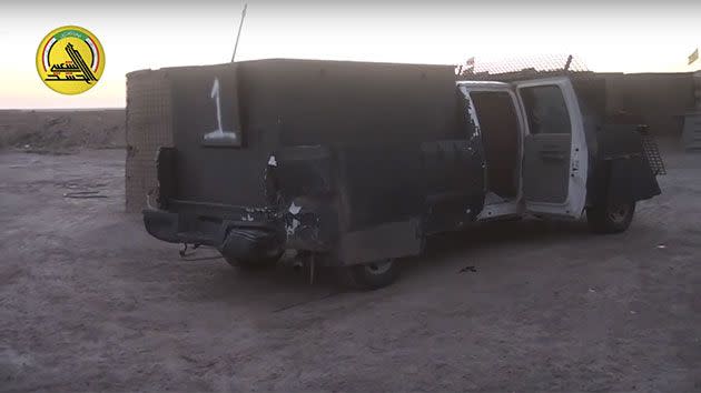 Suicide bombing trucks are an ongoing threat to troops in Iraq. Photo: YouTube