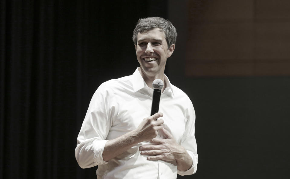 Rep. Beto O’Rourke, D-Texas, speaks at the University of Texas at Dallas, Sept. 20, 2017. (Photo: LM Otero/AP)