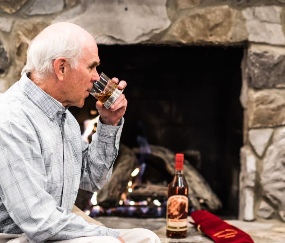 Julian Van Winkle III enjoying a glass of his grandfather's legacy. <p>Courtesy Image</p>