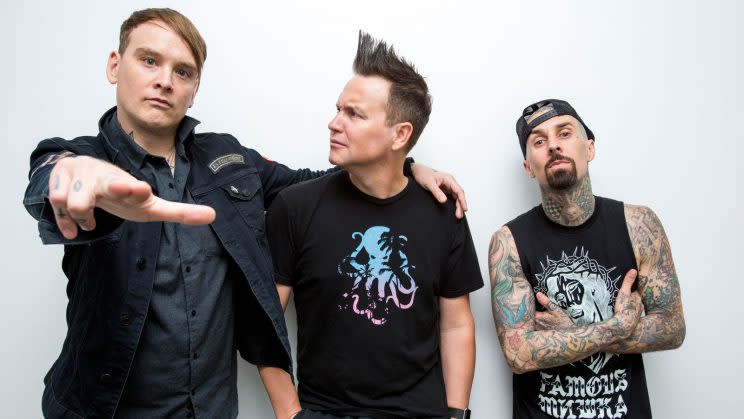 Mark is the only original member of Blink 182 left.