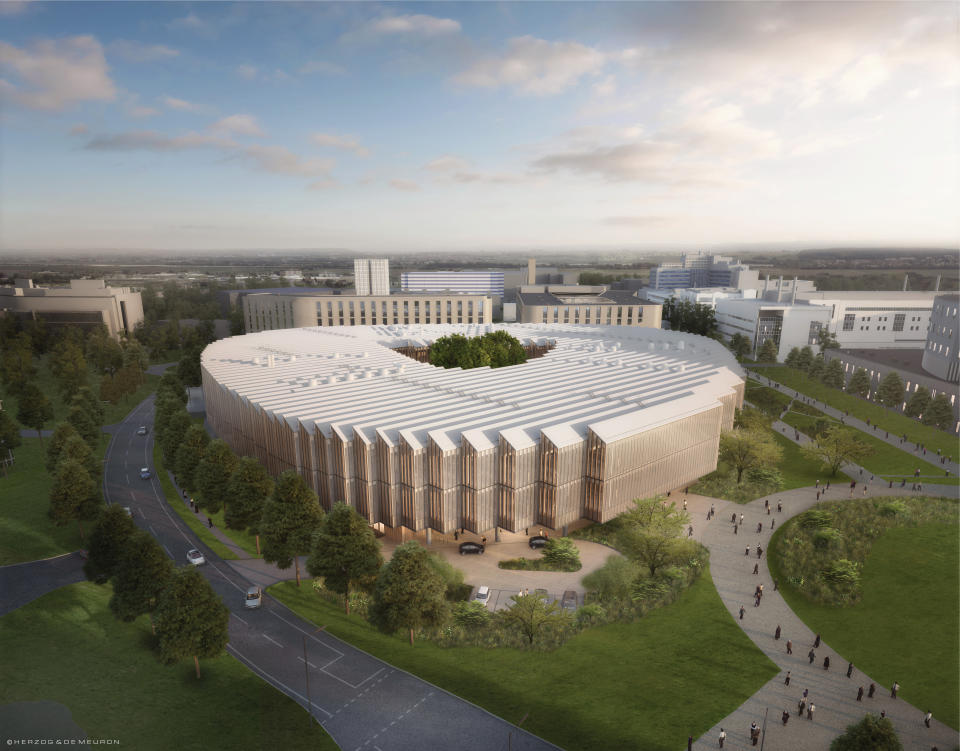 CGI of AstraZeneca's new Cambridge HQ, currently under construction. Photo: AstraZeneca