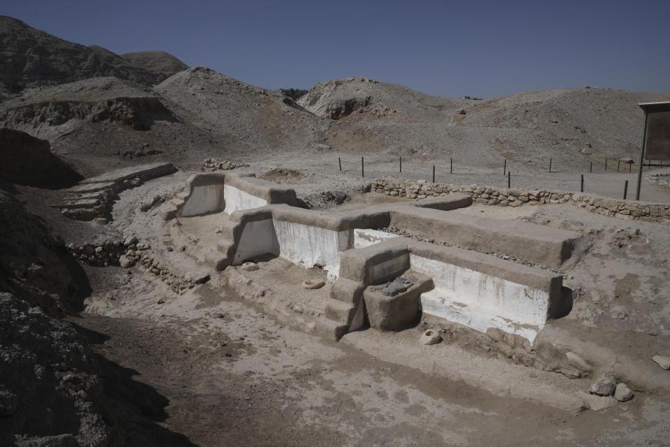 Tell es-Sultan archaeological near Jericho, West Bank, site is seen Sunday, Sept. 17, 2023. A U.N. conference voted Sunday to list the site as a World Heritage Site in Palestine, a decision likely to anger Israel, which controls the territory and does not recognize a Palestinian state.(AP Photo/Mahmoud Illean)