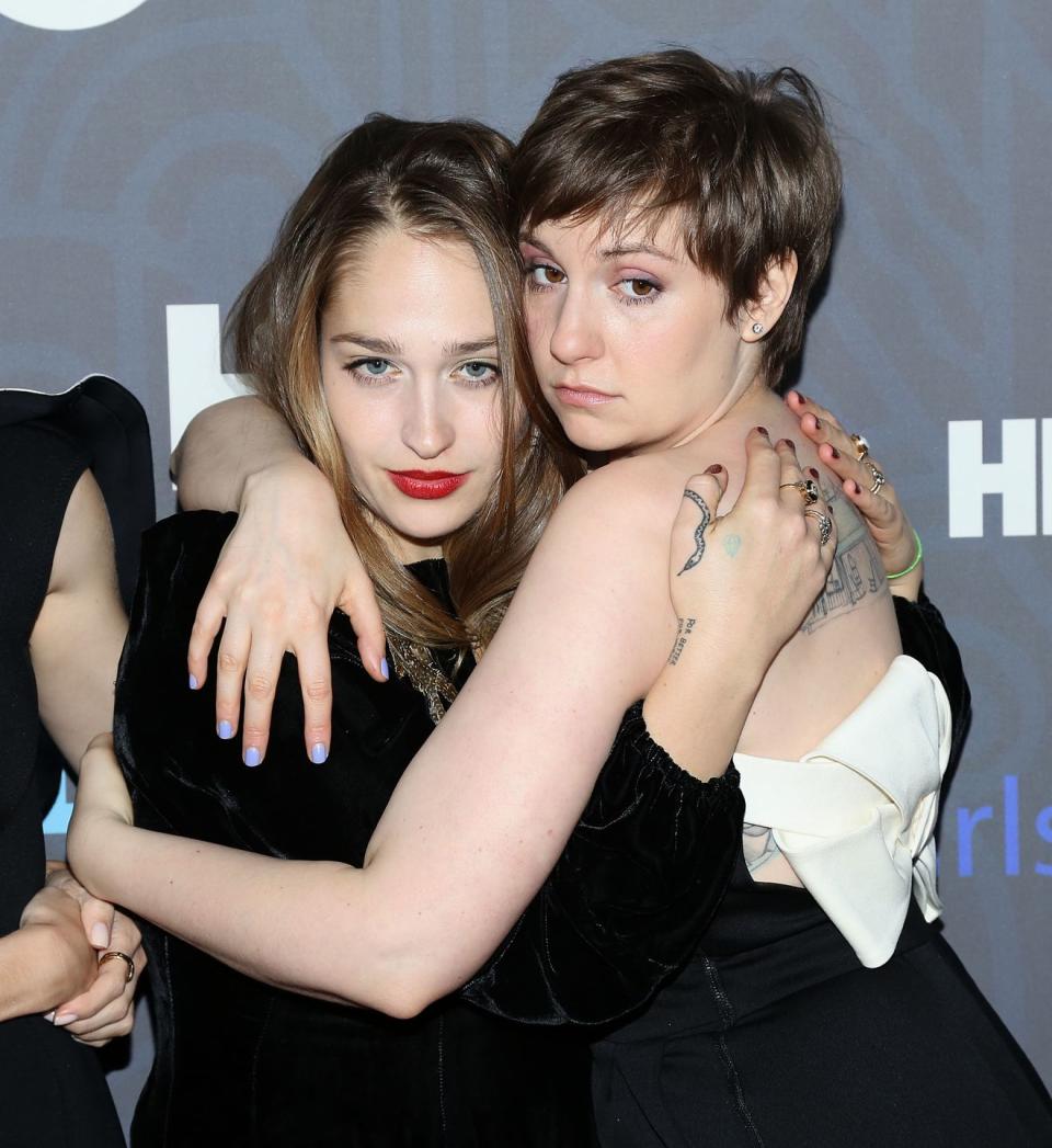 Jemima Kirke and Lena Dunham