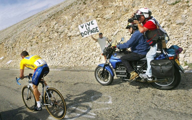 Even as Lance Armstrong dominated the Tour de France, he rode under a cloud of suspicion