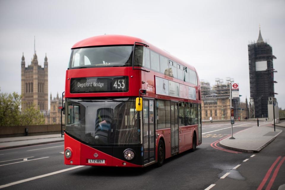 The increase in bus fares has been driven by the rising price of bus travel in London, new figures show (Aaron Chown/PA) (PA Archive)