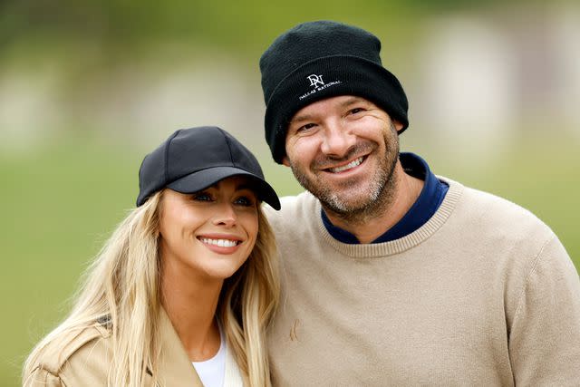 <p>Tim Heitman/Getty</p> Candice Crawford and Tony Romo