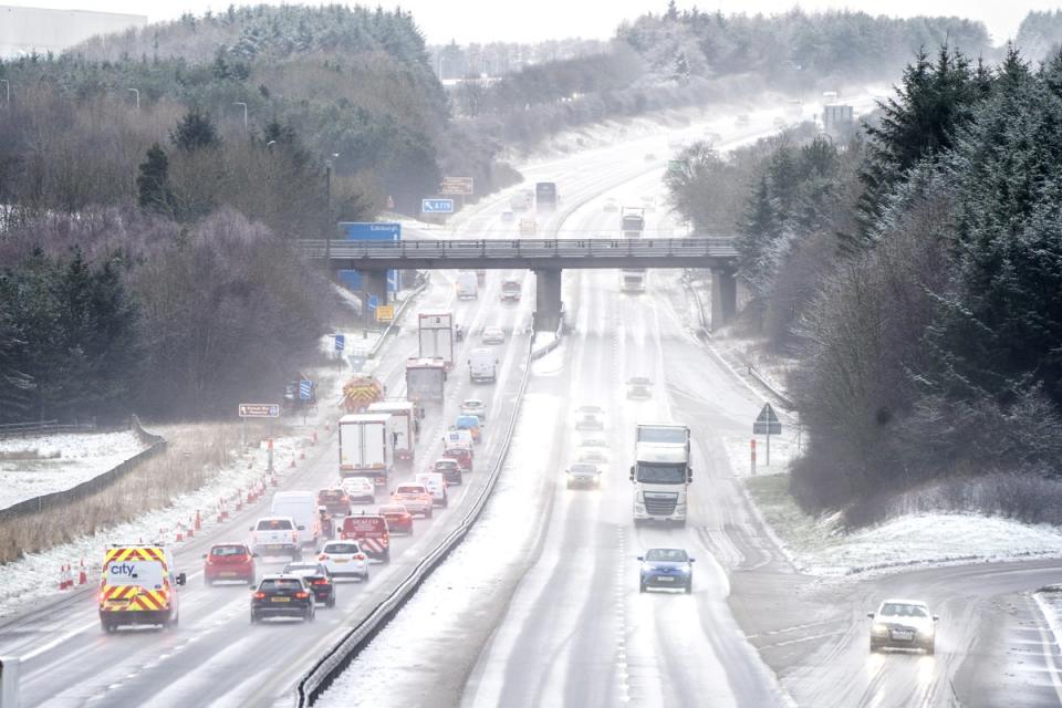 Drivers have been warned of icy conditions (PA)