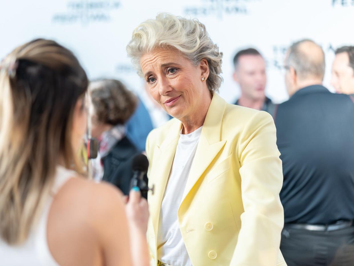 Emma Thompson at the 2022 Tribeca Festival.