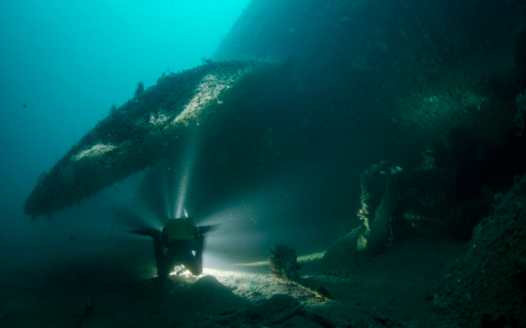 Wreck: Divers found that parts of the ship were still intact (PA)