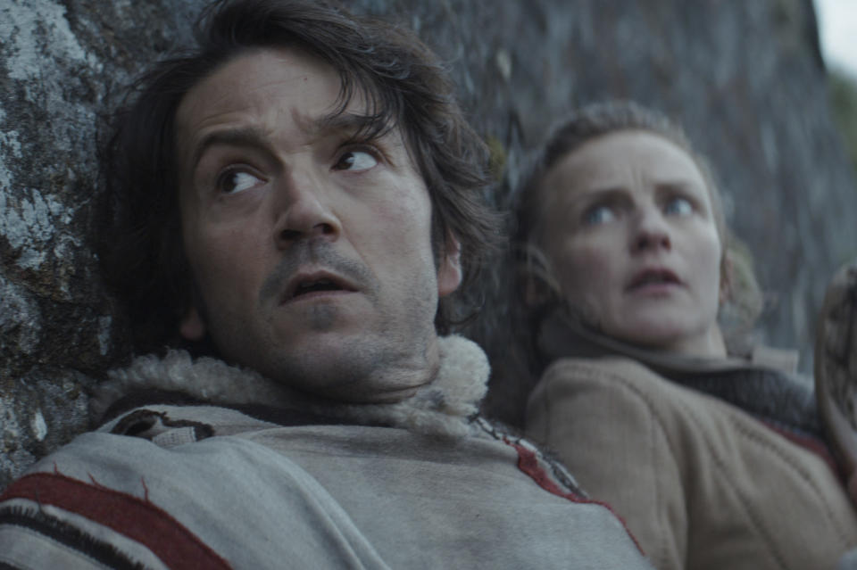 Diego Luna and Faye Marsay in “Andor” - Credit: Lucasfilm Ltd.