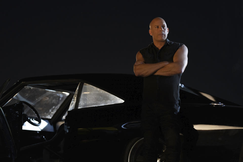 En esta imagen proporcionada por Universal Pictures, Vin Diesel en una escena de "Fast X". (Peter Mountain/Universal Pictures vía AP)