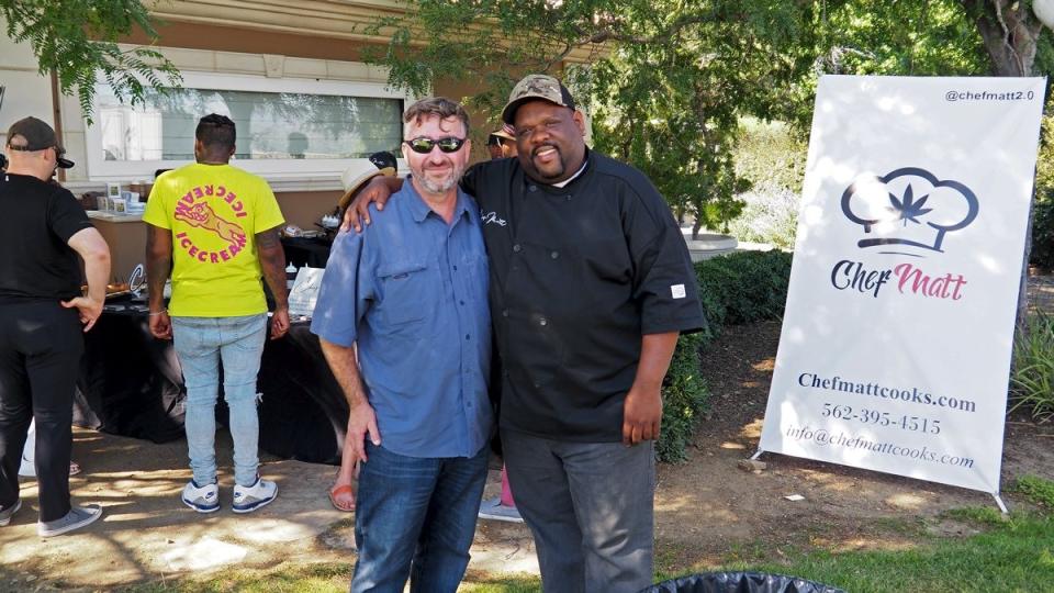 Ian Rassman, left, and Chef Matt, right.