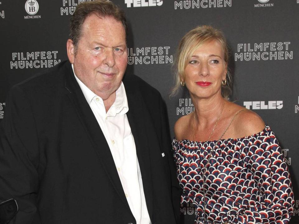 Ottfried Fischer mit Lebenspartnerin Simone Brandlmeier beim Filmfest Muenchen (Bild: imago images / Future Image)