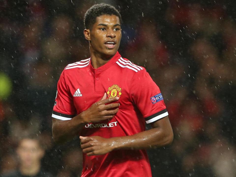 Rashford scored twice as United's No.9 on Wednesday evening (Getty)