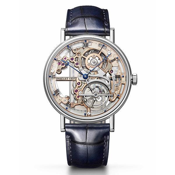 BREGUET Classique 5395 經典系列超薄鏤空陀飛輪- 錶徑41mm、鉑金材質、售價 NT$ 7,761,000