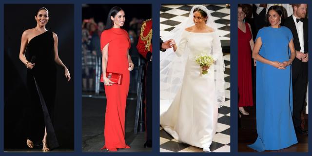 Meghan wedding clearance evening dress