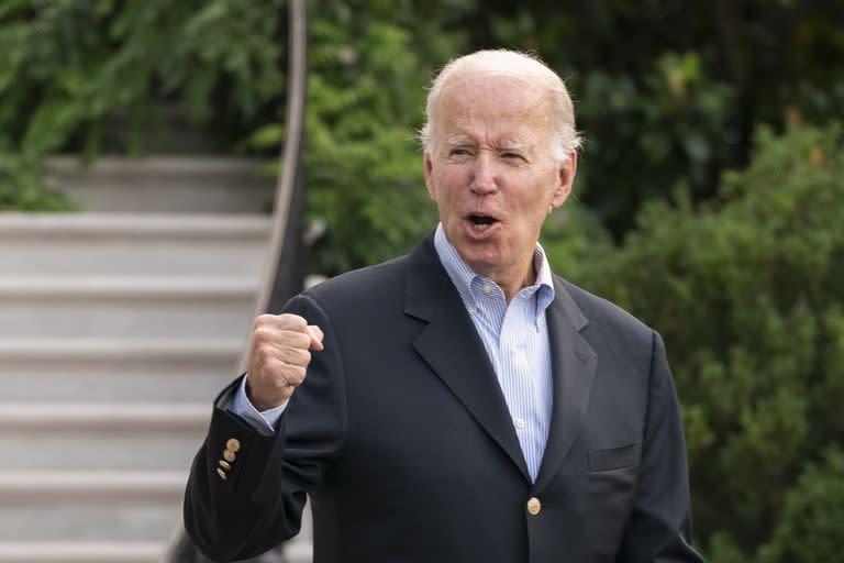 El presidente Joe Biden en la Casa Blanca en Washington el 7 de agosto del 2022.