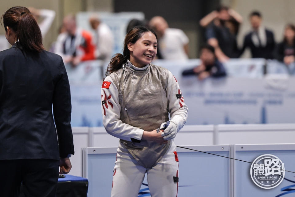 梁雅蕾首次晉級成年組國際賽正賽