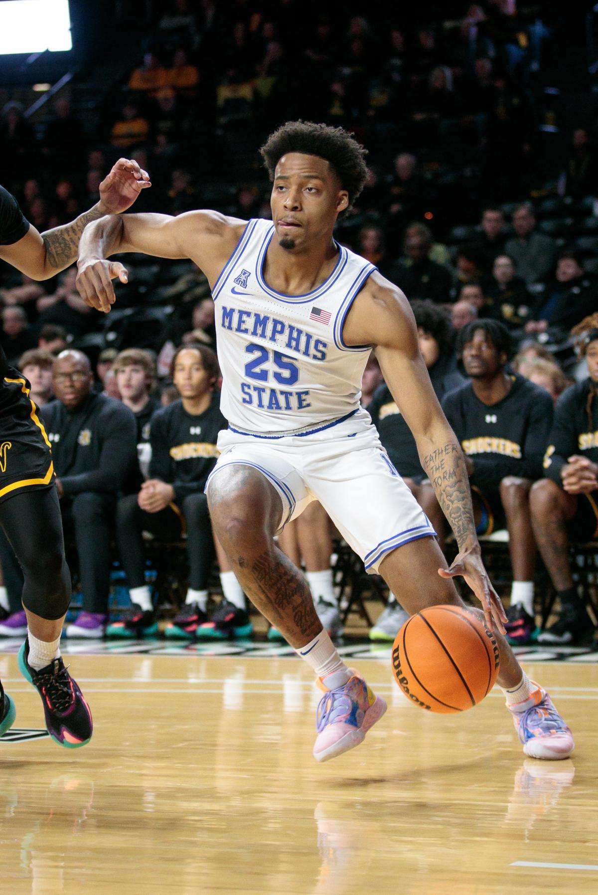 Jayden Hardaway: Memphis Tigers basketball guard in photos