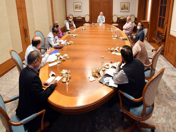 PM Modi chairing meeting of CCS (Photo/ANI)