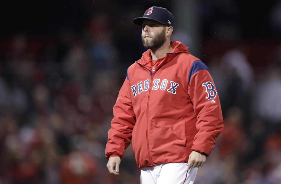 The Red Sox don’t expect Dustin Pedroia to return any time soon. (AP Photo)