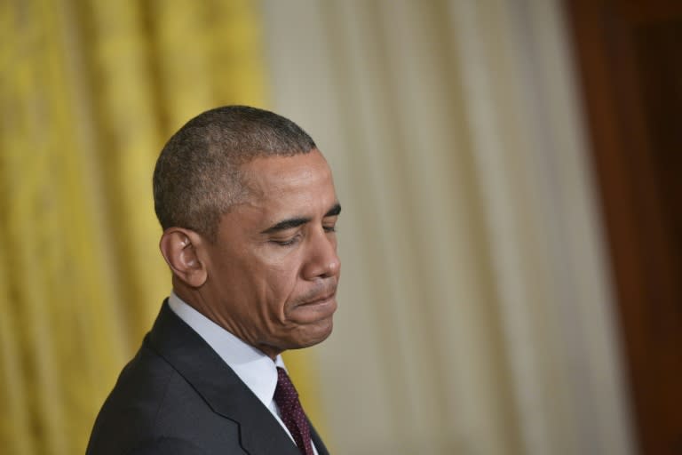 US President Barack Obama said Thursday a "distressing" lack of progress on gun control legislation had been the greatest source of frustration during his time in office