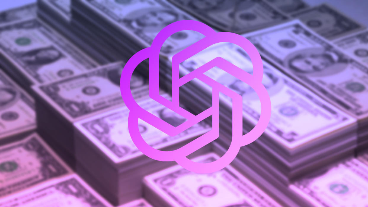  OpenAI logo on some cash. 