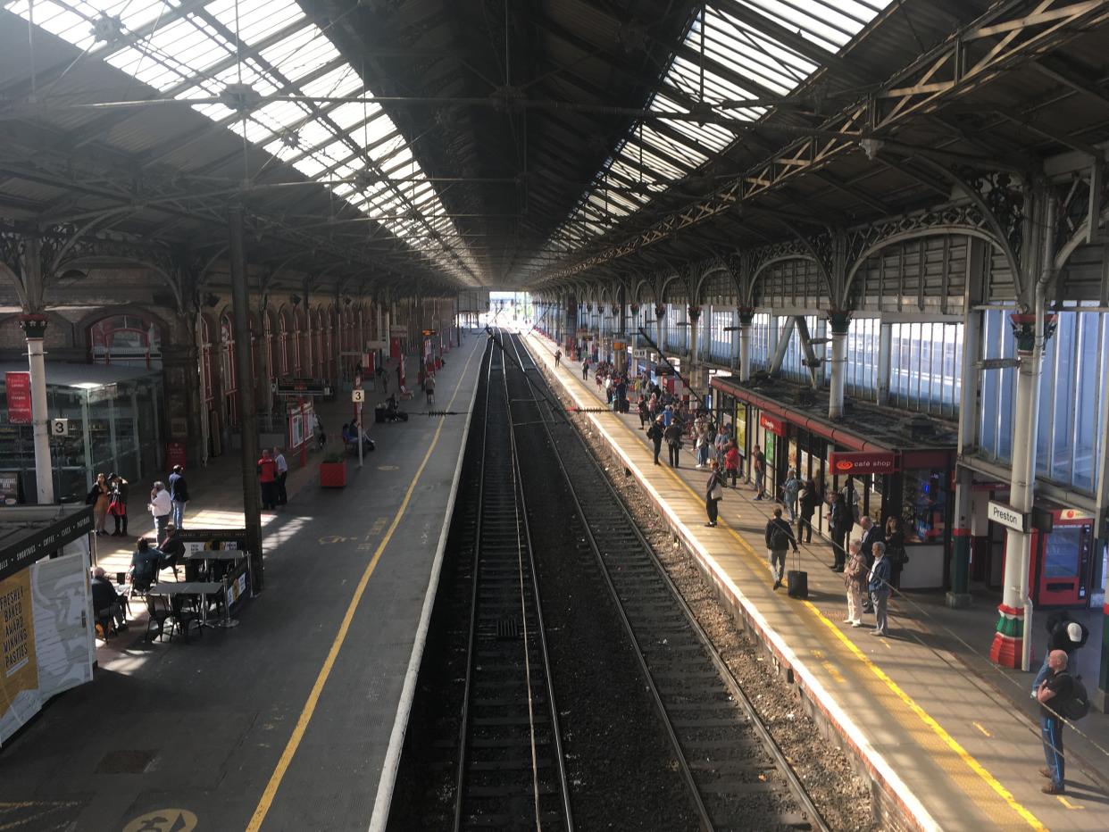 Waiting game: Crewe station in Cheshire (Simon Calder)