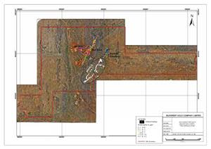 Buckreef Gold Special Mining License - Anfield Zone in Relation to Buckreef Gold Main Zone, Buckreef West & Eastern Porphyry (White Dots Represents Artisanal Mine Workings)