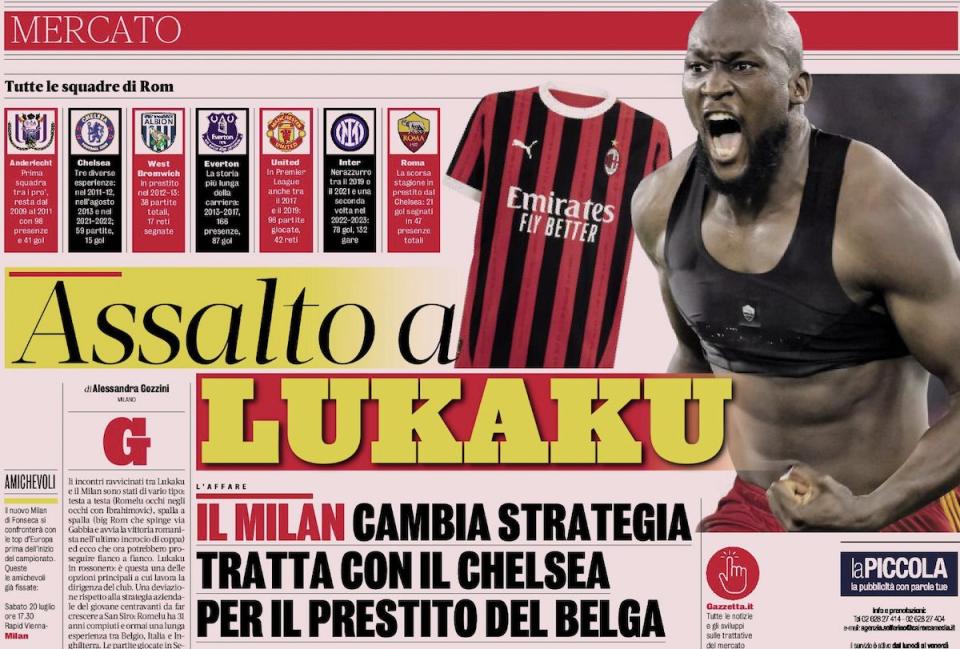 GdS: Milan signing Lukaku would exclude Zirkzee’s arrival – the details