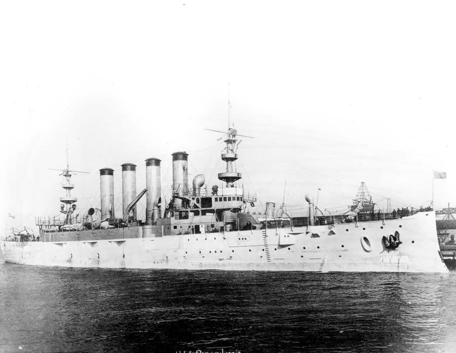 U.S.S. Pennsylvania, ACR-4. U.S. (Naval History and Heritage Command Photograph)