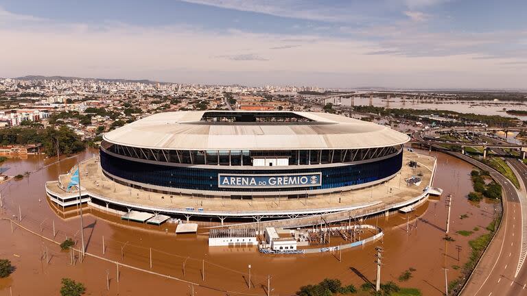 Otra postal triste del Arena do Gremio 