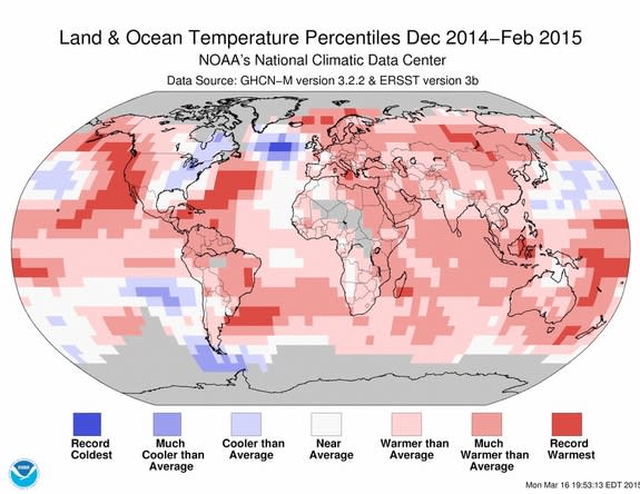 This Winter Was Warmest on Record