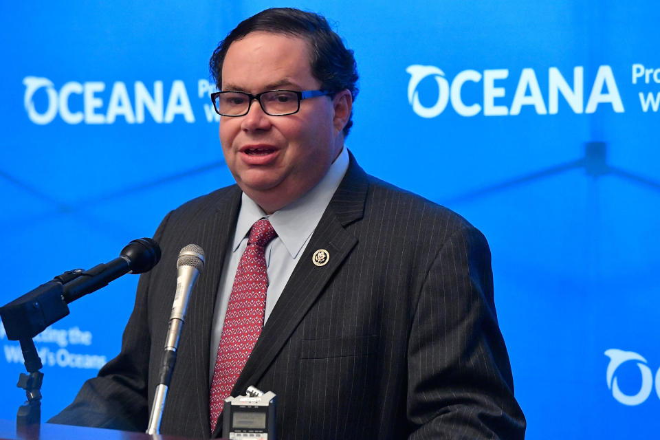 Representative Blake Farenthold (R-TX) speaks at an event on June 23, 2016 in Washington, DC.