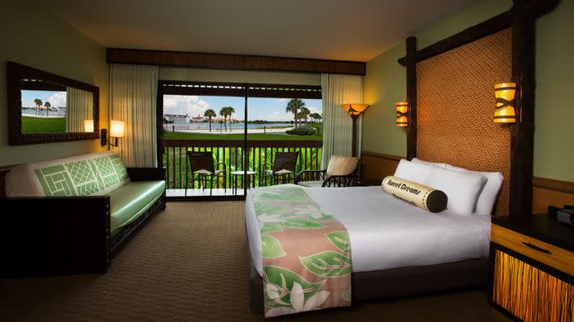 Courtesy of Disney Some guest rooms at Disney's Polynesian Village Resort.